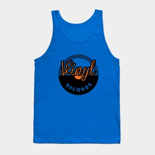 Retro vinyl records Tank Top